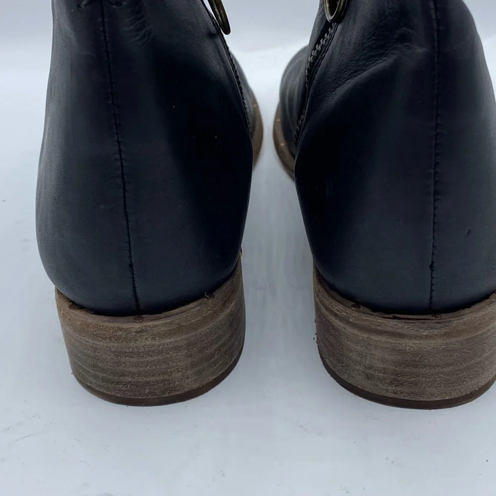 Beek Ouail Ankle‎ Bootie Boots Black Leather